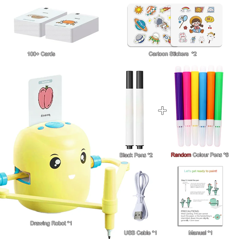 Kids Drawing Robot Technology Automatic Painting Robot Learn To Draw Art Training Machine Intelligece Toys Robot Artist Gift 2