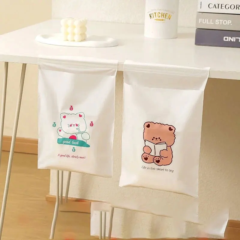 Disposable Trash Bags 30 Pcs 1 Pack Car Bin Cleaning Bags Home Kitchen Office Cartoon Pattern
