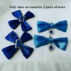 Furina Cosplay bows Shoe Accessories And Socks Set Game Genshin Impact Halloween Party Clothing Props Accessories