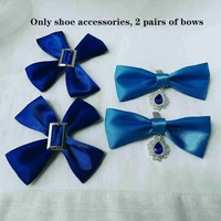 Furina Cosplay bows Shoe Accessories And Socks Set Game Genshin Impact Halloween Party Clothing Props Accessories