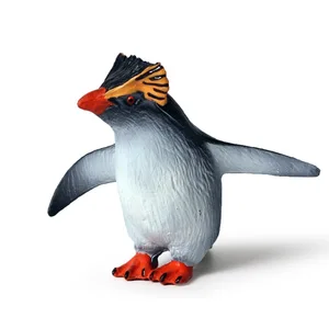 Твердая имитация искусственного камня прыгающий Пингвин Феникс хохлатый Пингвин модель детские игрушечные украшения