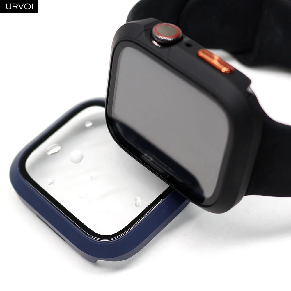 Durable PC Bumper Case with Tempered Glass Protector