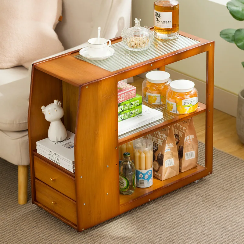 

Removable Side Table Small Coffee Table Sofa Side Cabinet Small Table Bedside Square Table Corner Table Mini Tea Table Rack