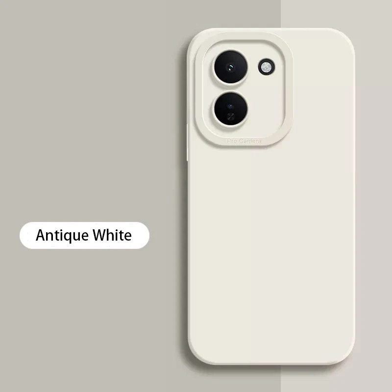 Original Square Soft Liquid Silicone Phone Case with Angel Eyes Design