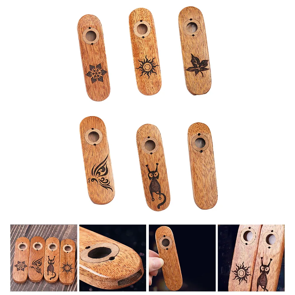 

Wooden Mouth Harmonica Kazoo Mouth Flute Beginner Musical Instrument Party Gifts Guitar Ukulele Accompaniment For Fun