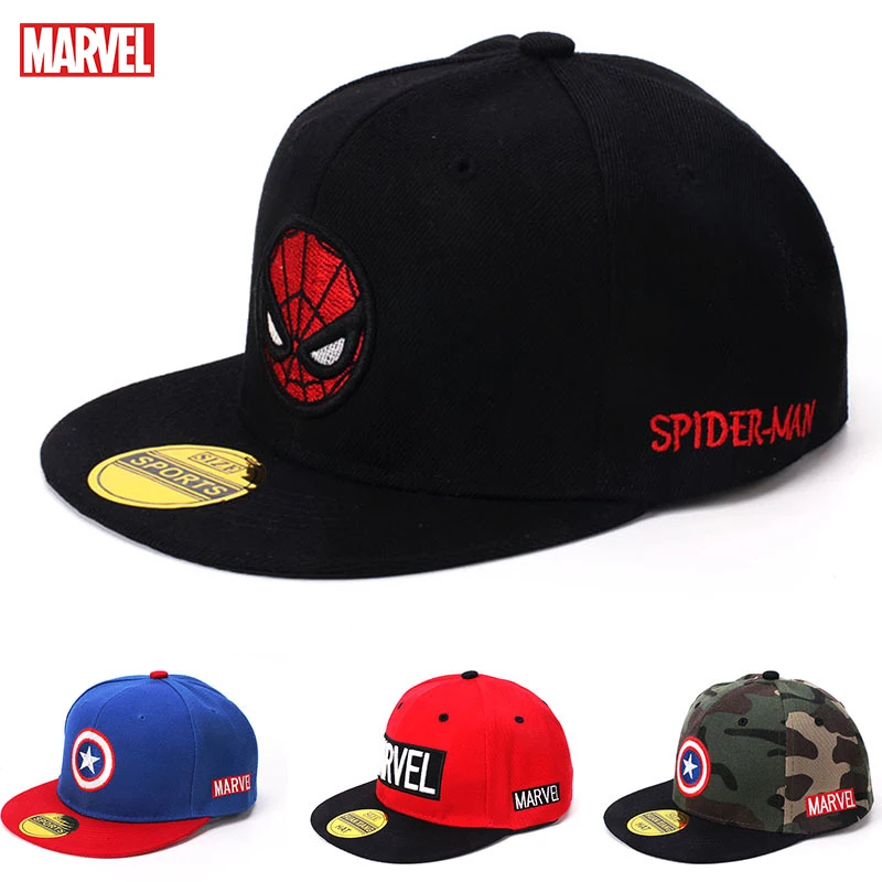 Concept One Marvel Spider-Man Cappellino da Baseball Full Print Snapback cap con Tesa Piatta Cappello, Colore: Rosso, Taglia Unica Unisex-Adulto