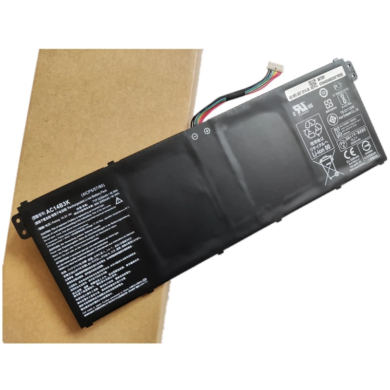 Bateria para Acer Aspire R11 R3131t R5571tg E3-111 E5771g V3371 Chromebook C810 C910 B115 Tf71 Tg71-bm Tg81 Tg83-ba Ac14b3k