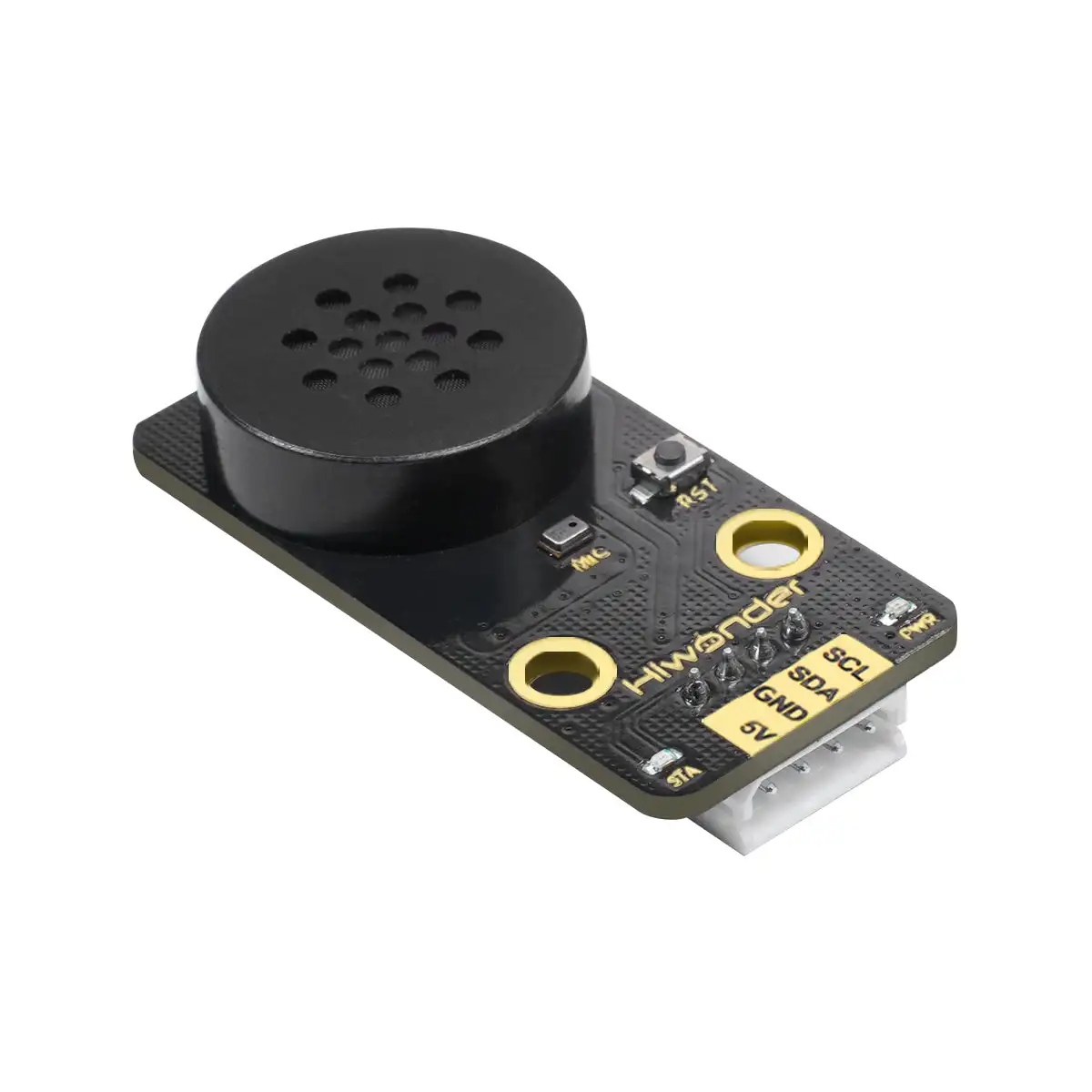 WonderEcho AI Voice Recognition Module Voice Broadcasting Wake Words Trains Interaction Model Programmable Sound Sensor