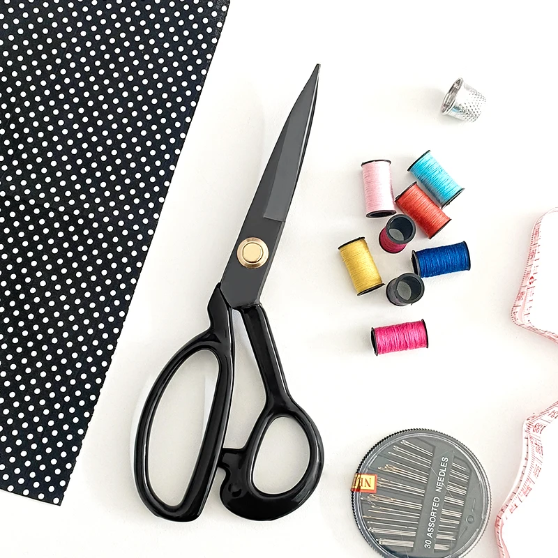 1PCS 전문 바느질 가위 재단사 가위 자수 가위 패브릭 바느질 절단 DIY 봉제 공예 용품 가위