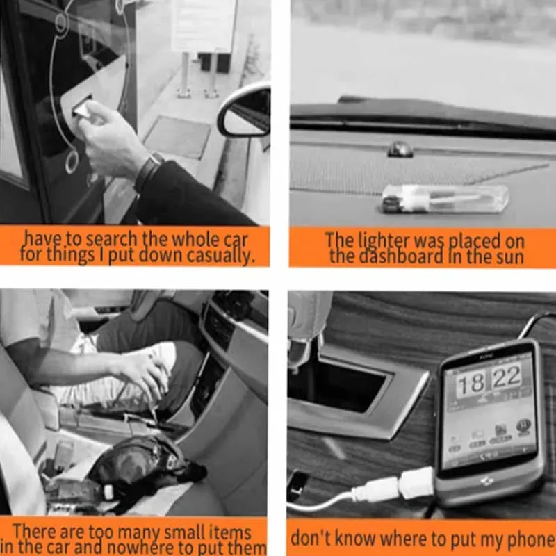 YPHUIKI 3 Organizer Per Console Centrale Honda CR-V 2023-2026 (LX, EX, Sport, Ibrido) - Vassoio E Cassetto Nascosto In ABS