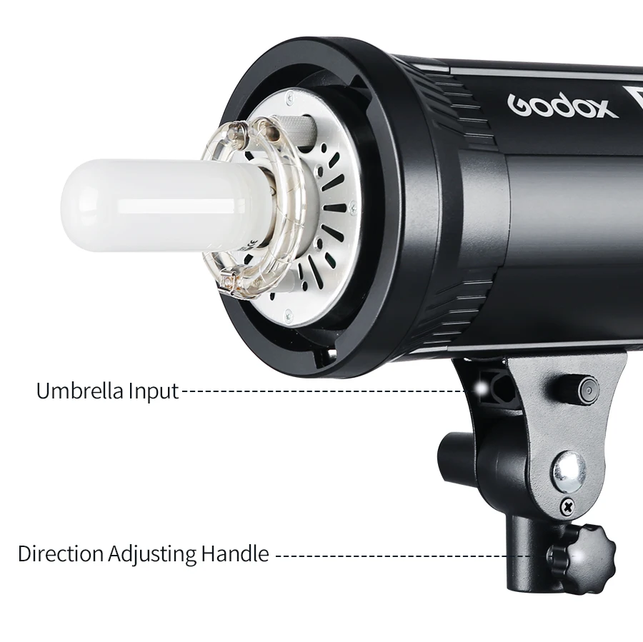 Godox DS400II Studio Flash Light 400W GN76 Bowens Mount Strobe Lamp Head Lighti