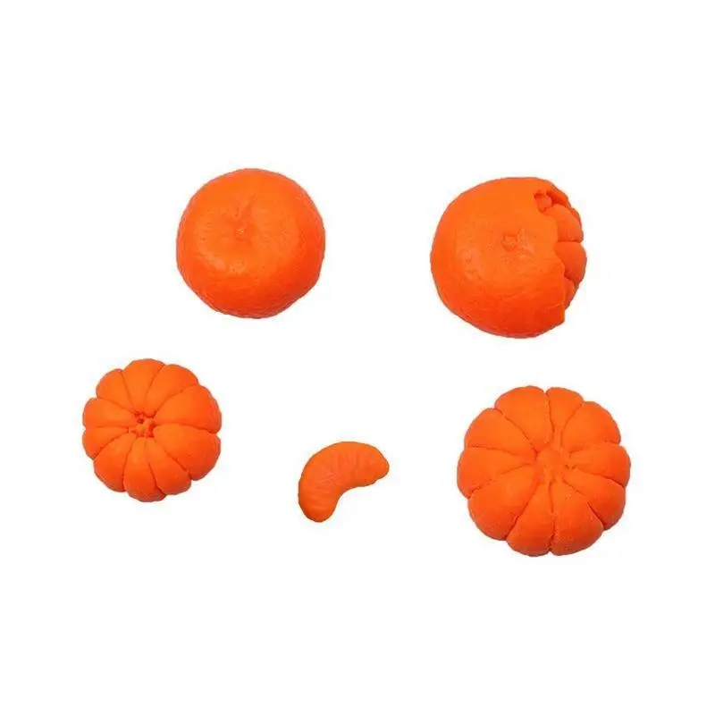 21 New Style Orange Shape Cup Wax Decoration Mold Creative Peeling Orange Scented Candle Silicone Mold Household Supplies