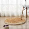 30/40/50cm Plush Fiber Round Mat Thickened Bedroom Living Room Carpet Floor Dressing Table Rug Nordic Style Shaggy Home Decor 4