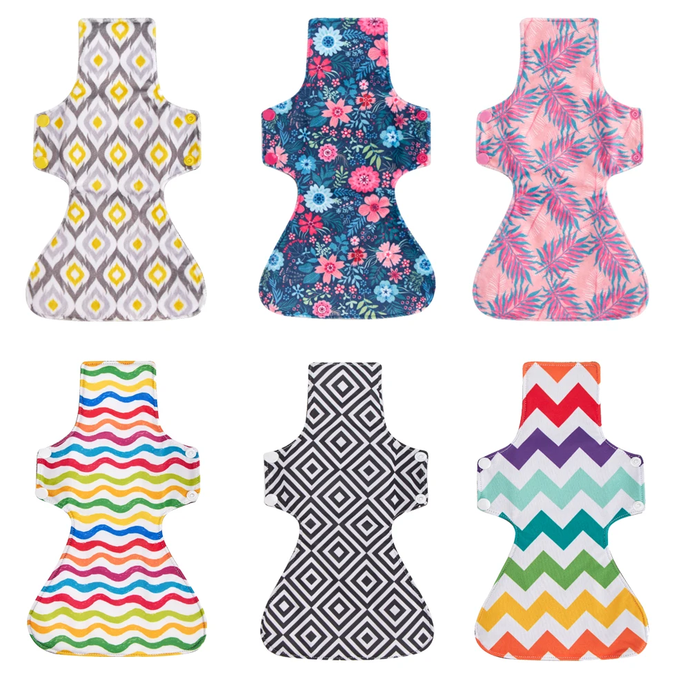 Sanitary Pads 12" Night Use Large Cloth Menstrual Pad Maternity Hygiene Sanitary Napkin Washable Reusable Pads
