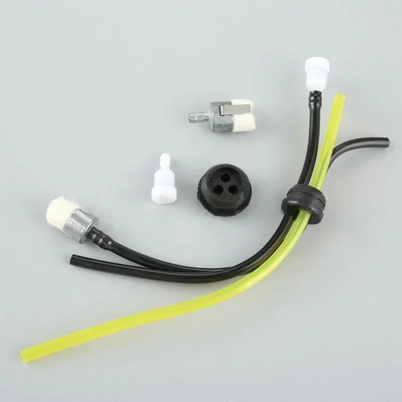 4pcs Grass Trimmer Fuel Line Oil Pipe Fuel Filter Vent Kit Gas Hose Brush Cutter Spare Parts For ECHO SRM V13700003 13211546730 brush cutter accessories