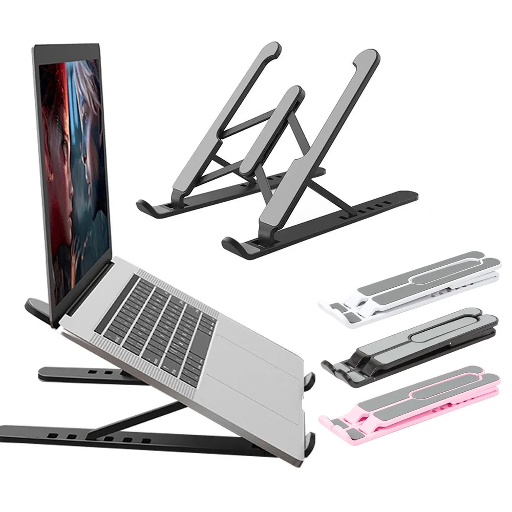 UK Invisible Laptop Stand Folding Portable Tablet Holder 