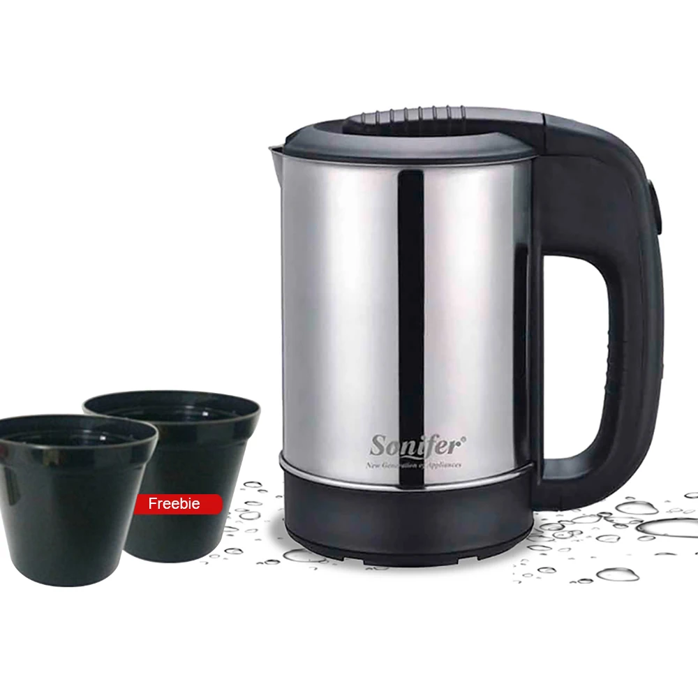 Buy Wholesale China Household Electronic Mini Boiler 2 Cup 0.5 Litre  Stainless Steel Electric Water Tea Coffee Kettle & Stainless Steel Water  Kettle at USD 1.87