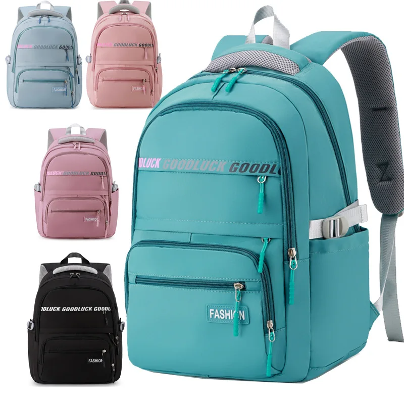 WomensBackpackJuniorHighSchoolHighCapacityLightweightWearable