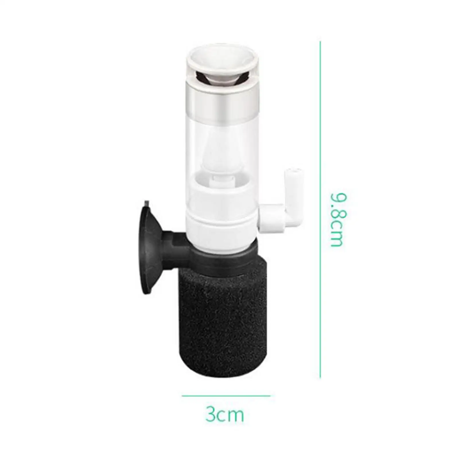 Mini Aquarium Filter Miniature Air Driven Biochemical Sponge Water Cleaner