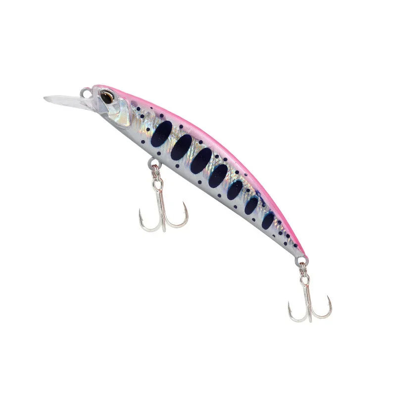 Minnow Wobbler RYUKI 80S Sinking Trolling Swimbait 8cm 12g Rozantea Fishing Lure Jerkbait Artificial Bait Culter Alburnus Bass 2