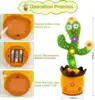 1pc Dancing Talking Cactus Toys For Baby Boys And Girls, Singing Mimicking Recording Repeating What You Say Sunny Cactus Up Plus 4