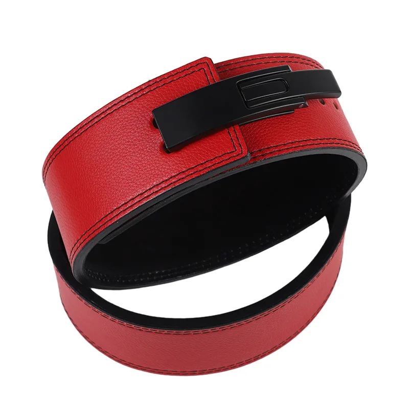 

Thick Weightlifting Belt,Durable Powerlifting Waist Support,Belts for Squat and Deadlift, Strength Training, Lumbar Brace