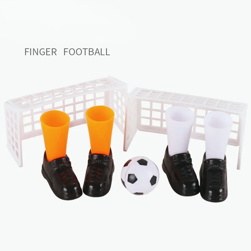 Soccer Kit Finger Football Game Sets With Two Goals Funny Family Party Finger Soccer Match Toy For Fans Club Party Gifts For Kid Table Game