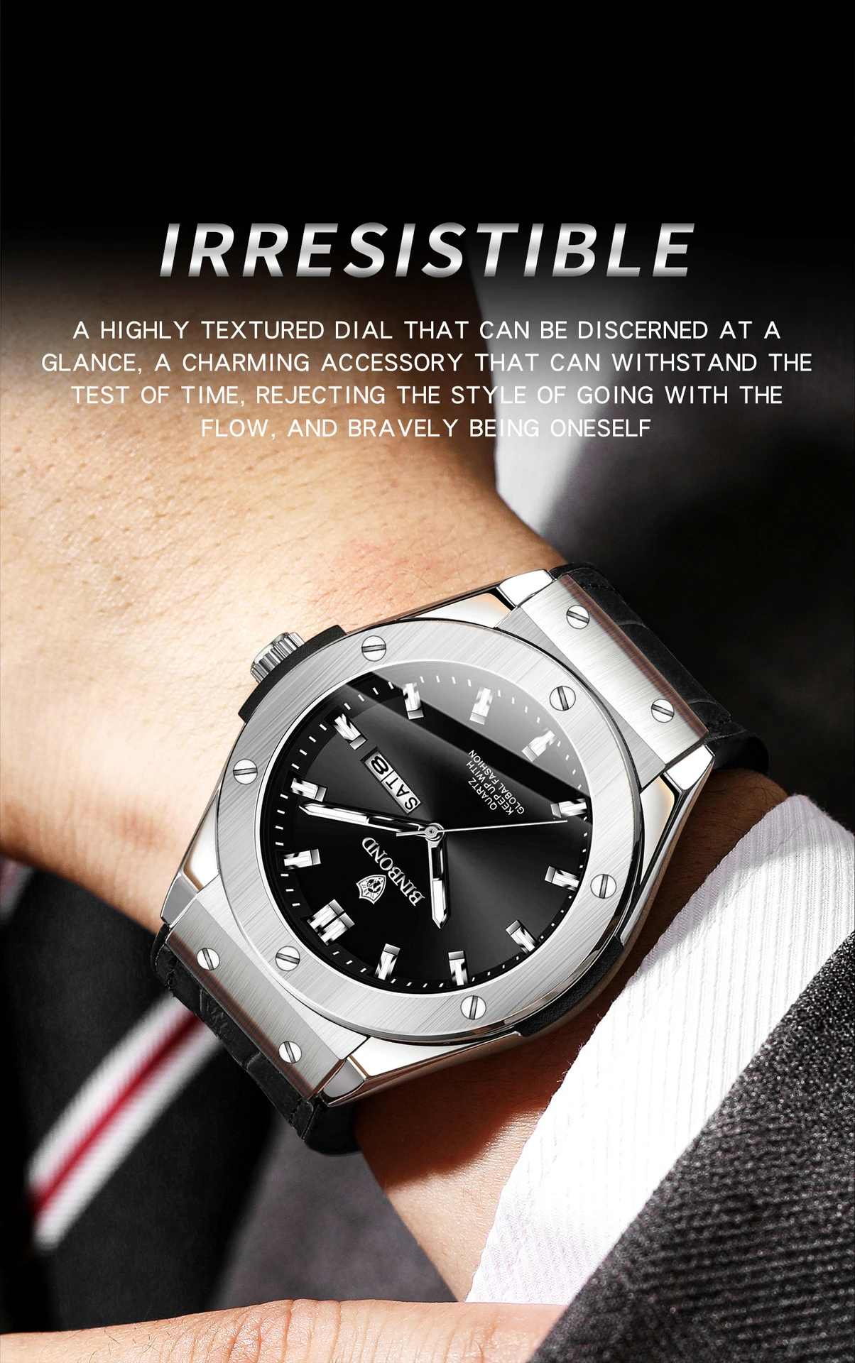 BINBOND B115 Men's Watch description image 14