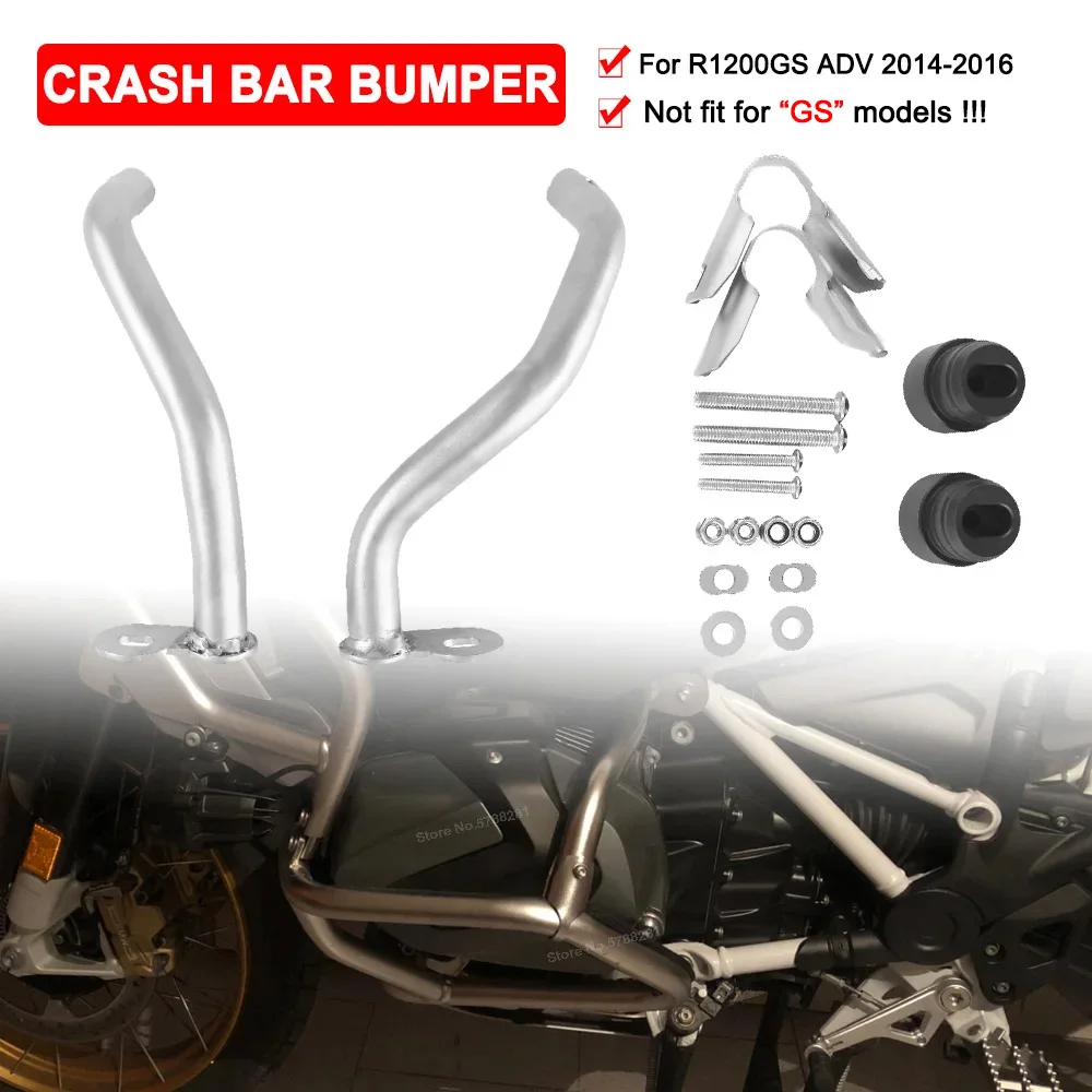 

R1200GS Adventure Engine Crash Bar Bumper Frame Protector For BMW R1200 GS ADV 2014-2016 Motorcycle Lower Reinforcements Bar Kit