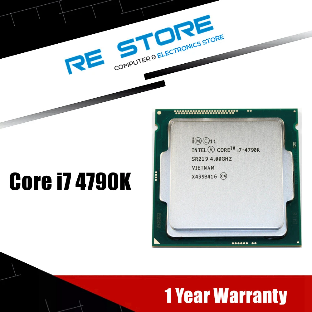 Processeur Intel Core I7 4790k, 4.0ghz, Quad Core, 8 Mo De Cache, Avec Hd  Graphic 4600 Tdp, 88w, Lga 1150, Pièce D'occasion Pour Ordinateur De Bureau  - Processeurs - AliExpress