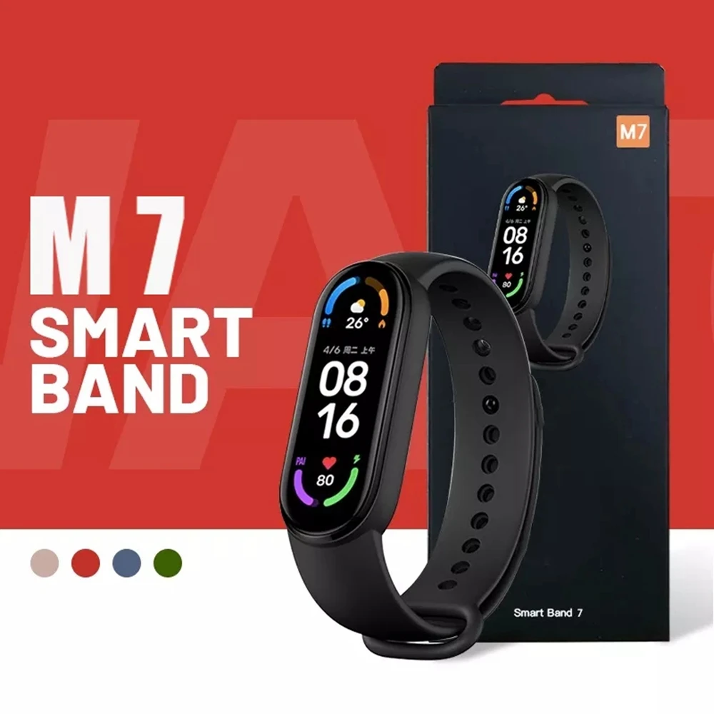 2022 New M7 Smart Watch Men Women Fashion Sports Smart Band Bluetooth