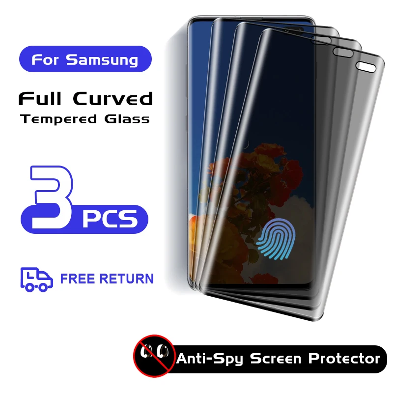 3-St-ck-Sichtschutz-f-r-Samsung-Galaxy-S10-plus-geh-rtetes-Glas-f-r ...