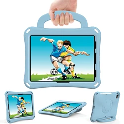 Lightweight and Shockproof Tablet Case with Handle for iPad 12 A19 2026 (Sky Blue)