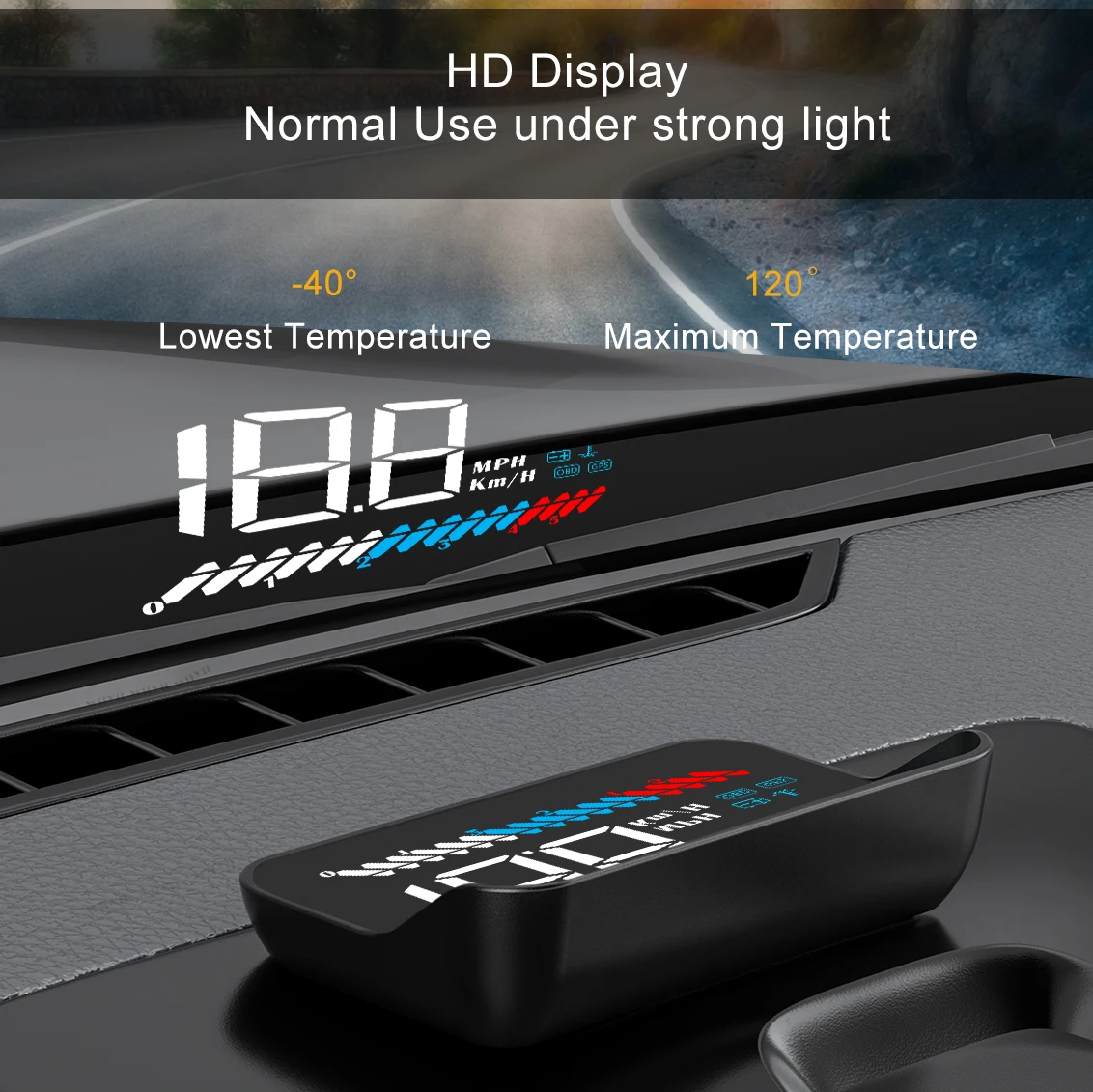 WiiYII M7 ڵ OBD2 GPS  ÷, ڵ   HUD ӵ ,    ׼