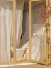 Bedroom Balcony Shading Streamer Gilt Net Red Dream Curtain Healing Gauze Curtain French Light Luxury Phantom Yarn Living Room 1