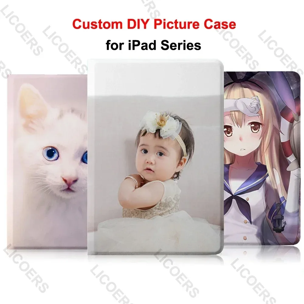 Personalized DIY Photo PU Leather Tablet Case Cover