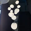 Italian Creative Pebble Chandelier Living Room Bedside Restaurant Bar Goose Egg Duplex Staircase Pendant LIghts Room Decoration 1