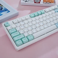 MAIMOOO Keycaps English/Russian 135 keys XDA Ice Crystal Mint PBT Dye-Sub for DIY Layout Mechanical Keyboard Customize Key Cap - Image 2