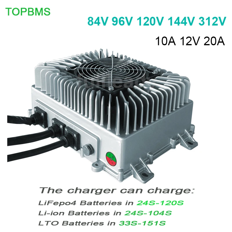 배터리 충전기 440V 198V LiFePo4 배터리 3.65V 24S-120S 132V 116V 리튬 배터리, 4.2V 24S-104S LTO 배터리 2.9V 33S-151S