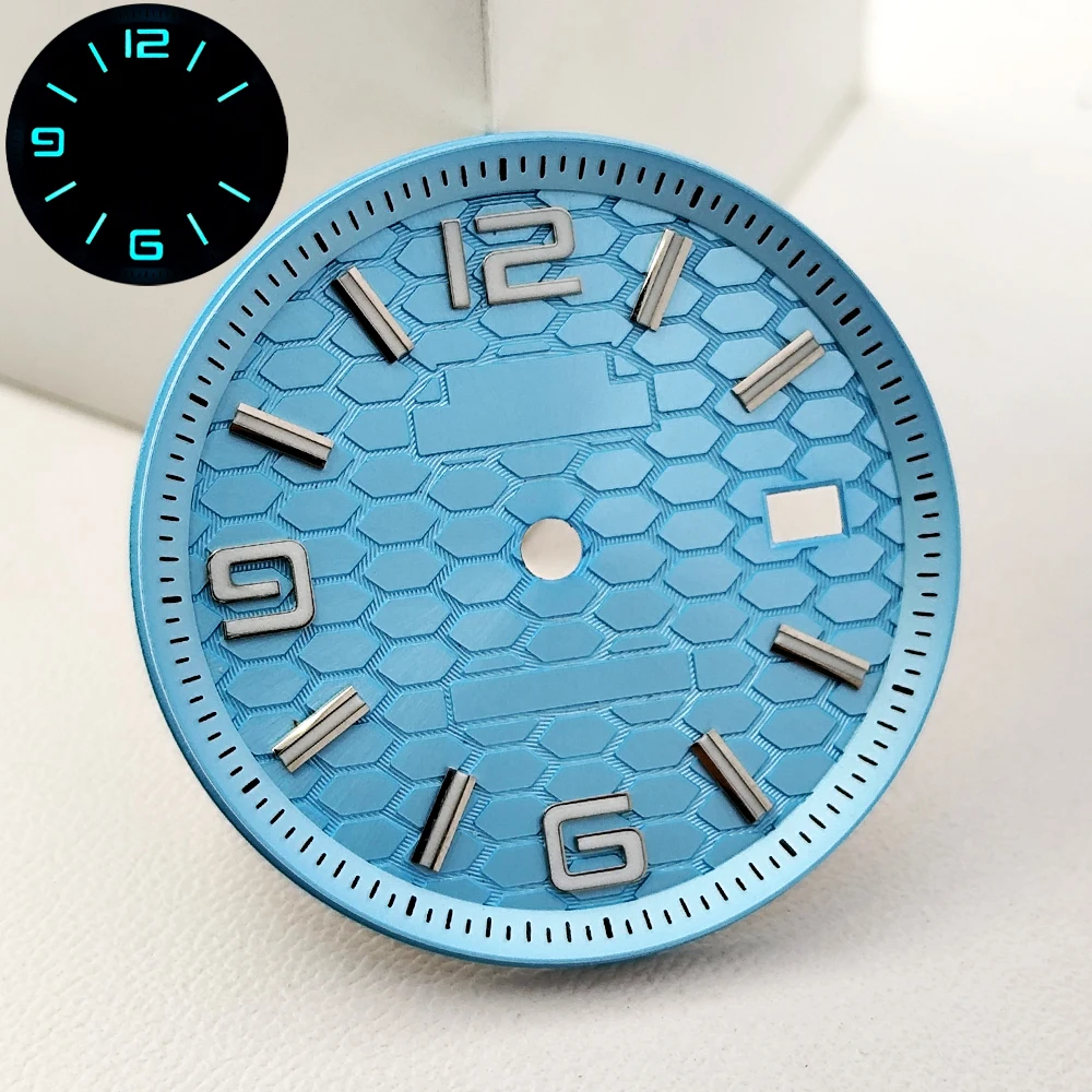 Premium Men's Watch Silver Case with Sapphire Dial and Full-Body Mirror Box