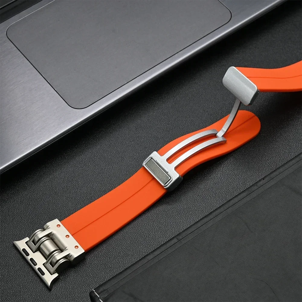 Magnetic Silicone Loop Bracelet Strap