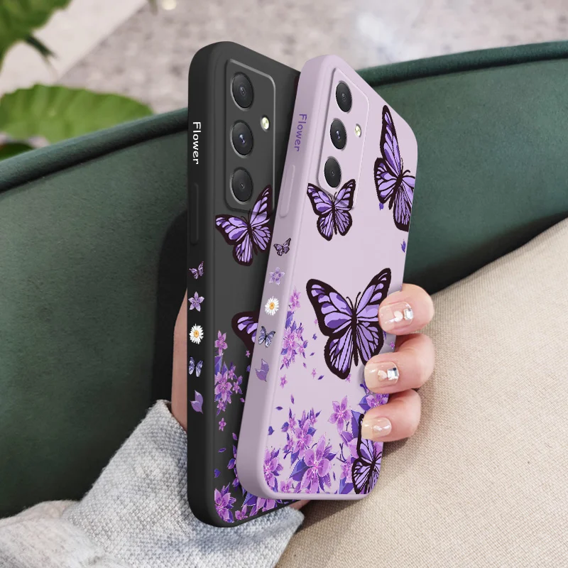 Enchanting Butterfly Silicone Phone Case - Dreamy Design