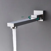 Foldable Nozzle Wall Mounted Bathtub Faucet 180 Degree Rotation Bath Faucet Shower Head Shower Bathroom Accessories Home 1