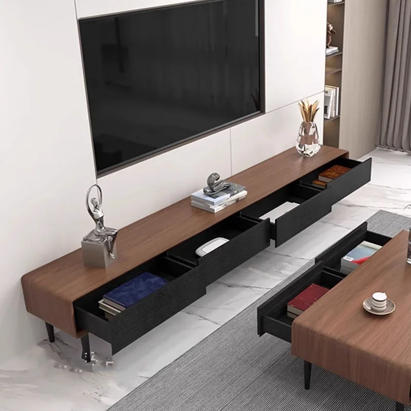 모던 모니터 TV 스탠드 모바일 거실 TV, 로우 보드 TV 스탠드, 디스플레이 캐비닛, 고급 가구