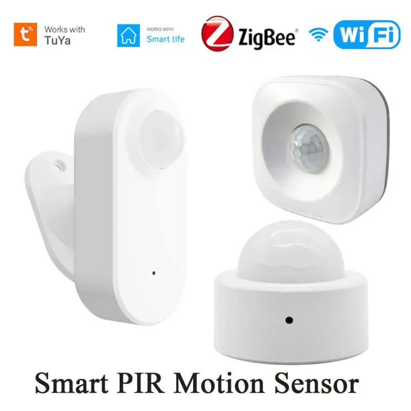 

Tuya ZigBee/WiFi PIR Motion Sensor Wireless Infrared Detector Security Burglar Alarm Detector With Holder Smart Life APP Control