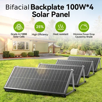 100W Bifacial Solar Panel 1