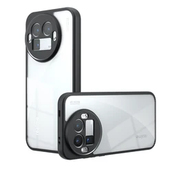 Skin Sensation Airbag Anti - Drop Case Cover for Realme GT 8 Pro (Transparent Black)