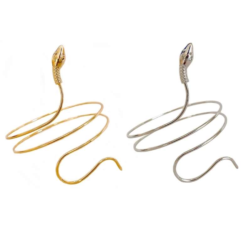 Snake Arm Cuff for Women Hip-pop Armlet Bangle Bracelet for Girls and Women 2