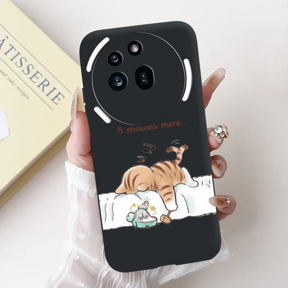 Cute Cartoon Black Silicone Soft Phone Case Bumper