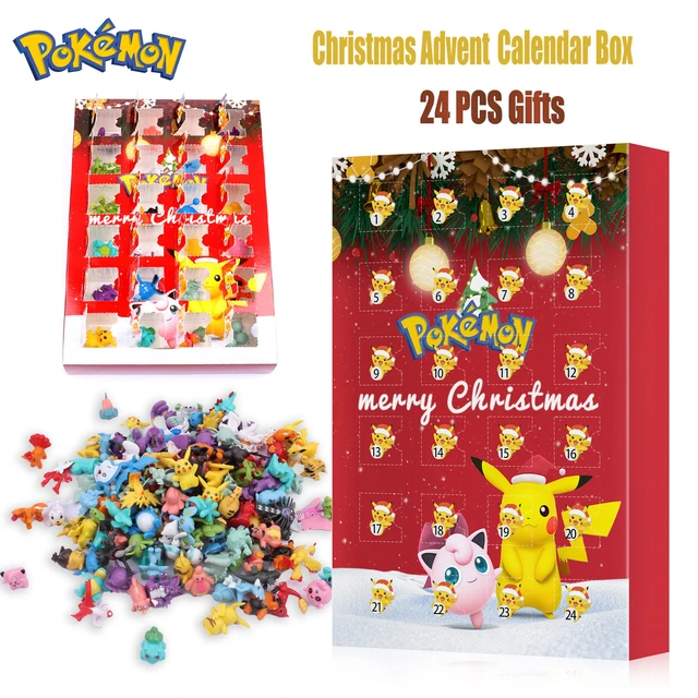 Pokemon Christmas Advent Calendar | Anime Christmas Advent Calendar - Anime  Pokemon - Aliexpress